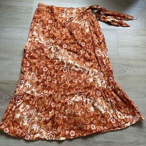 Nicole Miller Faux Wrap Skirt